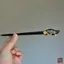 WHX-Yellow Món Ăn Động Cơ Vỏ Kẹp Tóc Cây Mun Kẹp Tóc Phong Cách Cổ Điển Kẹp Tóc Trung Quốc Mới