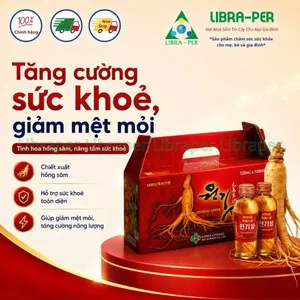 Nước Hồng Sâm Wonkisam Hàn Quốc Hộp 10 Chai, Bồi Bổ Cơ Thể Giảm Mệt Mỏi, Căng Thẳng Cho Mọi Người