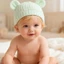 Yoo Tối Giản Đầu Cho Bé Làm Nhiệt Vách Đan Mềm Co Giãn Thành Phần Cổ Điển Tai Giọng Thiết Kế Cho Bé Trai Bé Gái