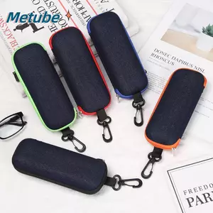 Hộp kính METUBE Vải Denim cứng Bảo vệ kính mắt di động