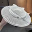 Mũ BRARAA Kentucky, Máy ép vành rộng thanh lịch thoáng khí, Xu hướng băng đô phong cách chống nắng lưới Fascinator dành cho nữ