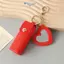 E-WOITD Lipsti Lưu Trữ Túi Mini Da Móc Khóa Di Động Tổ Chức Cho Ví Đựng Trang Điểm Thời Trang Du Lịch Phụ Kiện E-WOITD