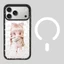 Ốp điện thoại hình gấu từ tính cho IPhone 15 14 13 12 16 Plus 17 Pro Max 17 Vỏ bảo vệ chống sốc