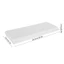 GETVOW 24 Lưới Hộp Sắc Tố, Hộp Gấp Tranh Bảng Màu Nhẹ, Tách Màu Trắng Nhựa Gouache Màu Acrylic Món Ăn Gouache Sáng Tạo Hàng Ngày