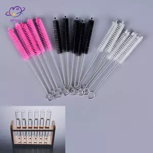 HFTOY 5 Cái Phòng Thí Nghiệm Hóa Học Ống Kiểm Tra Bàn Chải Làm Sạch Bình Bụi Cung Cấp Phòng Thí Nghiệm ~