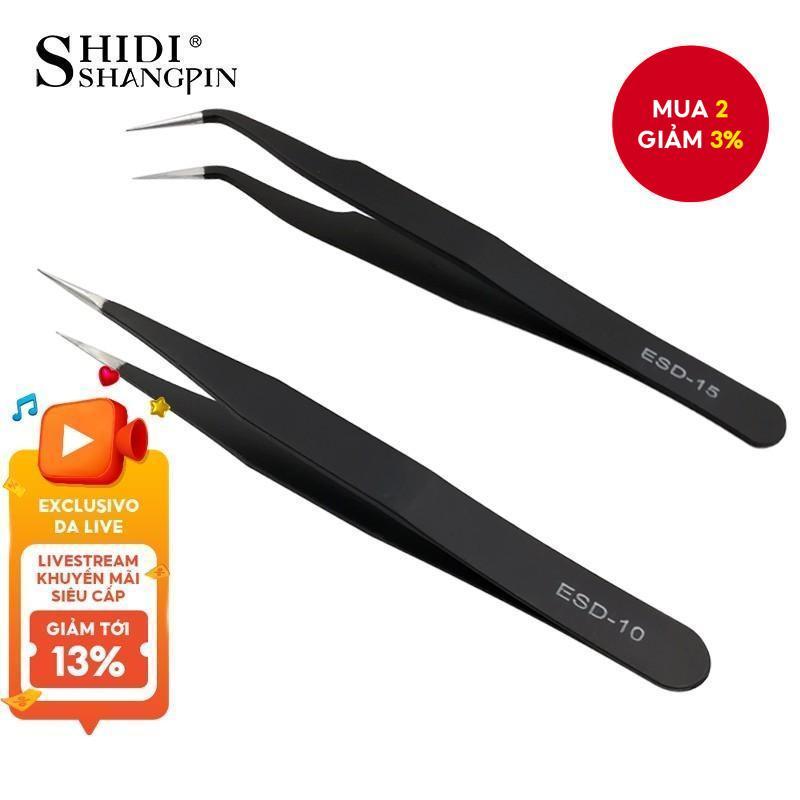 1 Gói Nhíp Lông Mi Dụng Cụ Trang Điểm Chống Tĩnh Điện Nhíp Inox