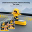 SKATEBOARD BEAR MAGNETIC PARKING SỐ TẤM Bảng điều khiển sáng tạo Trang trí ô tô Hoạt hình dễ thương Hình tượng chức năng kép Trang trí và đỗ xe