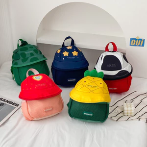Hoạt Hình Dễ Thương Hình Trái Cây Mẫu Giáo Schoolbag Thời Trang Màu Sắc Tương Phản Bé Trai Bé Gái Ba Lô Trẻ Em Ba Lô