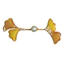 Handmade Sườn Xám Đĩa Nút Ngọc Trai Trung Quốc Ginkgo Nút Cứng Phong Cách Retro Đường Phù Hợp Với Bện Nút Trang Trí 6.7