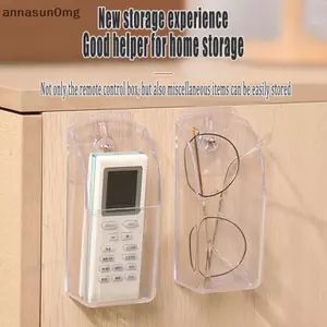 AA Acrylic Giá Đỡ Điều Khiển Từ Xa Treo Tường Điều Khiển Hộp Bảo Quản Điều Hòa Không Khí Từ Xa Tổ Chức VN