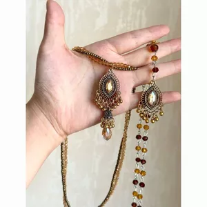 Bohemian Phong Cách Tòa Án Xếp Chồng Vòng Cổ Hai Mảnh Phong Cách Dân Tộc Áo Len Dài Dây Xích Xương Đòn Dây Chuyền Vòng Cổ 2026-6-8