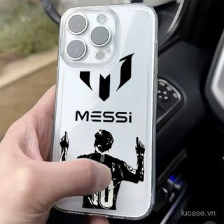 Ốp điện thoại trong suốt trong suốt Black Boy Back Football Thích hợp cho iPhone 13promax 13 14 15 16 17 pro max 16pro 15promax 14promax xs xr 11promax Vỏ silicon linh hoạt