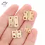 HFTOY 10 Bộ Mô Hình Bản Lề Thu Nhỏ Gấp Trang Trí Phụ Kiện Cửa Nhà Búp Bê 1: 12 ~