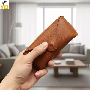 < YEI > Hộp đựng kính râm bằng da PU Unisex Túi đựng kính mắt mềm và di động để lưu trữ thời trang Mới