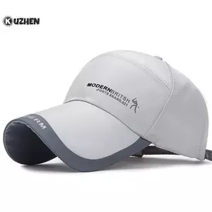 KUZHEN Mũ Thể Thao Mùa Hè Unisex Mũ Chống Nắng Ngoài Trời Qui-Drying Lưới Mũ Thoáng Khí Du Lưỡi Mũ Lớn Vành Mũ Bóng Chày HOT