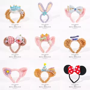 Disneyland Phải-Có Nơ Quá Khổ Mickey Băng Đô Ngôi Sao Sương Chạy Công Chúa Ảnh Dụng Cụ Tiện Dụng Phụ Kiện Tóc