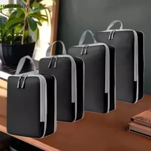 8 Túi Bảo Quản Du Lịch Cubepression Hộp Du Lịch Thoáng Khí Và Có Thể Gập Lại [VN]