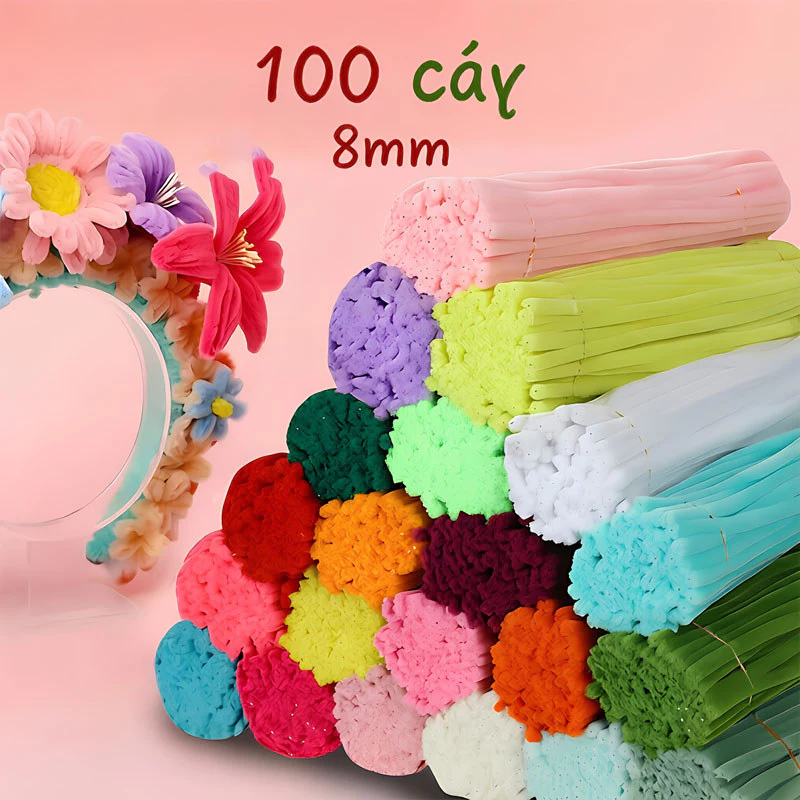 Cành kẽm nhung nhiều màu
