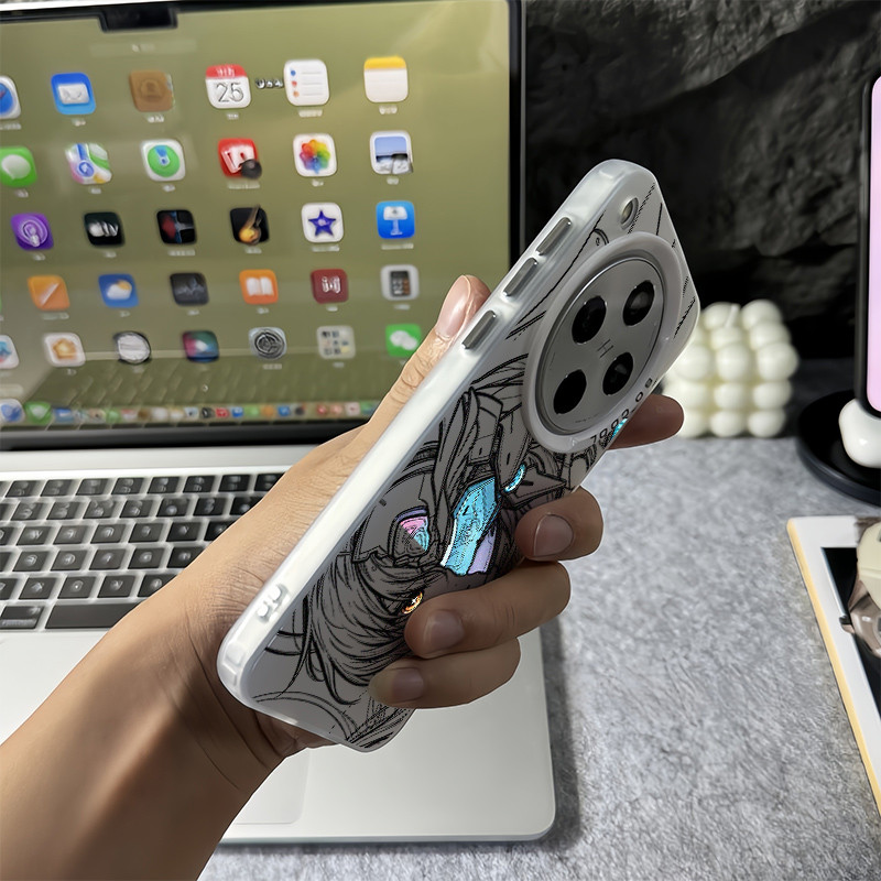 Dành cho Oppo Find X9 Ultra X9 Pro X8 Pro X7 Ultra Reno 15 Pro 15F 14F 13F “Aemeath ” Vỏ điện thoại cứng mờ Micro / Vỏ Oppo chống sốc viền mềm