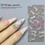BeautifulHomeA 50 Chiếc 3D Tinh Tế Thắt Nơ Móng Tay Nghệ Thuật Quyến Rũ Nhựa Ruy Băng Nơ Trang Sức Móng Tay Kim Cương Giả Trang Trí DIY Phụ Kiện Làm Móng Tay VN