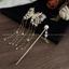 Mới Phong Cách Trung Quốc Bướm Tua Rua Kẹp Tóc Nữ Cao Cấp Hanfu Bước Lắc Kẹp Tóc Sườn Xám Ngọc Trai Phụ Kiện Tóc