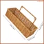 Giỏ Treo Tường Giỏ Trang Trí Nhà Tổ Chức Phòng Tắm Cho Kệ Bảo Quản Trắng erkenai