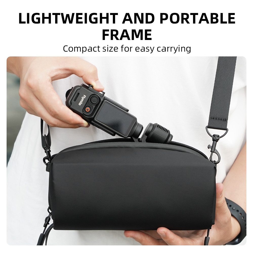 Tương thích với khung mở rộng cầm tay đa chức năng DJI Pocket4P / Pocket4 / 3, giá đỡ dây đeo, phụ kiện khung bảo vệ camera Pocket 4