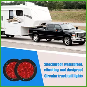 Trailer Bật Đèn Tín Hiệu Chống Nước Dừng Phanh Bật Tín Hiệu Chạy Đuôi Đèn 2 Chiếc Đèn LED Đuôi Bộ Cho Rv wipqsvn