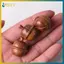 Bình xịt nước hoa treo ô tô bằng gỗ Mini BVY Bình đục lỗ để trang trí tự động và loại bỏ mùi hôi.