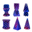 < Pluscloth > 3 Cái 3d In Hình Nón Xoắn Ốc Ảo Ảnh Thần Tài Đồ Chơi Mini Vortex Chủ Đề Giảm Căng Thẳng Kim Tự Tháp Xi Lanh Điêu Khắc Cho Văn Phòng Tại Nhà Trang Trí Bàn Làm Việc Không Thể Đi Qua Điêu Khắc