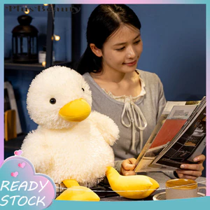< Pluscloth > Đồ chơi vịt sang trọng mềm 18 / 25 / 36cm dành cho trẻ em Bé trai Bé gái - Động vật nhồi bông lông tơ để phát triển giác quan Quà tặng sơ sinh Trang trí nhà trẻ Đồ chơi mềm an toàn dễ thương Đồ chơi vịt nhồi bông