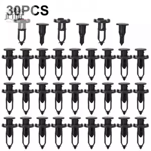 Nhựa POM Nhựa 28mm Thân Đen Giữ Ốp Lưng Pin Kẹp Đinh Tán Chốt
