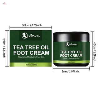 Kem dưỡng chân dầu cây trà 50g Sửa chữa dưỡng ẩm sâu cho giày cao gót nứt nẻ khô
