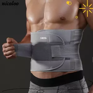 Thắt lưng hỗ trợ lưng thắt lưng NICOLOO, Thắt lưng hỗ trợ thắt lưng thoáng khí, Huấn luyện viên thắt lưng thể dục có thể điều chỉnh Bài tập cơ bắp