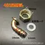 Bếp Gas Khớp Đa Năng Khuỷu Tay Đồng 4 Điểm Dây Bên Trong Dây Ngoài Chùa Máy Nước Nóng Bếp Gas Đầu Vào Không Khí Vòi Phun Phụ Kiện 6.11 ODFS