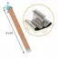 100 Gói bấc nến bằng gỗ để làm nến, bấc gỗ nổ 6 inch / bấc nến không khói với kẹp đế kim loại