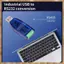 Bộ chuyển đổi USB sang RS485 RS232 công nghiệp Bảo vệ nâng cấp Bộ chuyển đổi RS485 Khả năng tương thích V2.0 Đầu nối -485 tiêu chuẩn