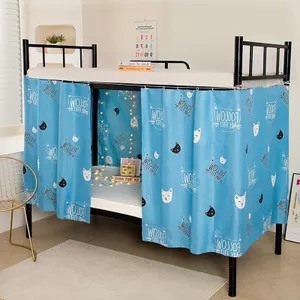 XYLBY14 Màn Giường Đơn Giản Cho thuê Phòng Làm Đen Vải Không Đục Lỗ Phân Vùng Ký Túc Xá Nhà Bóng Ánh Sáng Cửa Mỏng Tạp Dề Chặn Vải