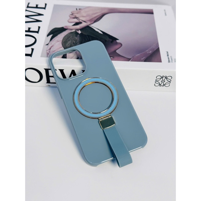 [Chính Hãng] Ốp Likgus ROPE MAG Bóng Iring Sỏ Tay Từ Tính Kèm Giá Đỡ Xoay 360° iPhone 16 Pro Max