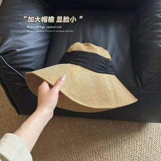 Mũ chống nắng mùa hè mới 2026, có thể gấp gọn, thiết kế ôm mặt, phong cách Nhật Bản, chất liệu vải lanh thoáng khí, mũ rộng vành, đa năng chống tia UV.