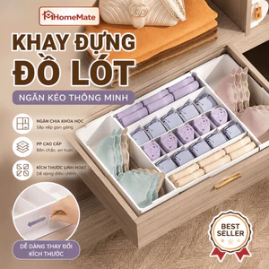 Hộp Đựng Đồ Lót Ngăn Kéo Tủ, Khay Đựng Tất Vớ Chia Ngăn Kéo Mở Rộng Thu Gọn Tiện Lợi