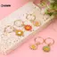 KUZHEN 5 Cái / bộ Hoa Cúc Hợp Kim Đan Stitch Markers Hợp Kim Kẽm Mặt Dây Chuyền Hoa Nhiều Màu Cho Dụng Cụ Đan DIY Phát Hiện HOT