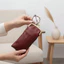 Ví khóa nụ hôn bằng da CODECOVED, Đóng cửa an toàn Khung kim loại Retro Clasp Túi đeo mắt, Túi đựng kính râm cổ điển đa chức năng màu trơn đa chức năng hàng ngày
