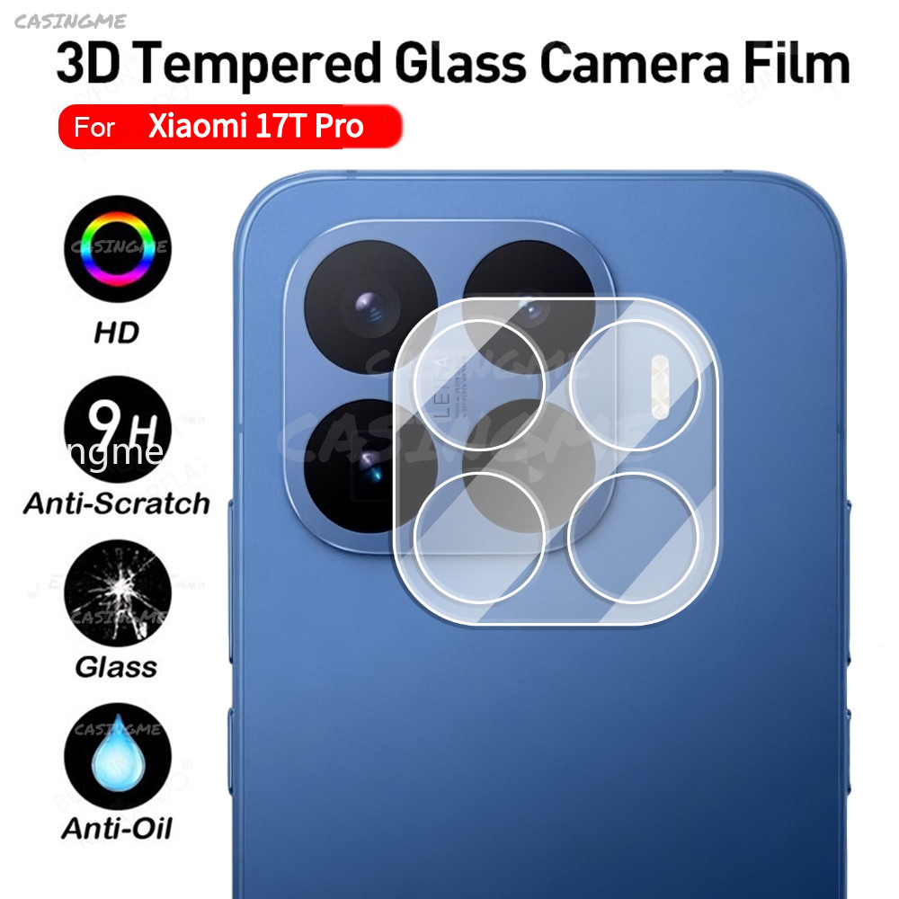 Bảo vệ ống kính máy ảnh 3D Xiaomi 17TPro 17T 206 cho Xiaomi 17T 17T 17 T T T17 17TPro Xiaomi17T Pro Ultra 4G 5G Kính cường lực trong suốt Bảo vệ camera sau