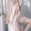 Bộ đồ ngủ xù cổ chữ V không tay có đệm ngực Đồ mặc nhà mùa hè dành cho nữ có thể mặc bên ngoài Bộ đồ cao cấp chống va đập