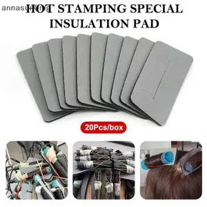 AA 20 Chiếc Salon Tóc Perming / Cách Nhiệt Cotton Miếng Lót Chất Liệu Cao Su Miếng Dán Uốn Sóng Uốn Phụ Kiện Nhiệt Độ Cao Tạo Kiểu Dụng Cụ VN