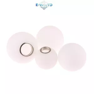 E-WOITD Bóng Đèn Thủy Tinh Trắng Cho E14 / E27 Bóng Đèn Fitter Mở Phụ Kiện Kính Thay Thế Quả Cầu Hoặc Chụp Đèn E-WOITD