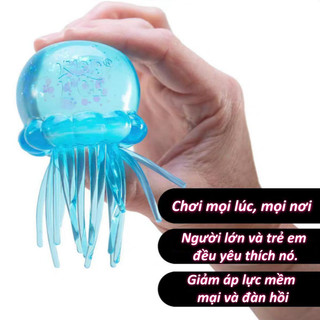 【BabyJoy】Mô hình bóp giảm căng thẳng hình thạch sứa, lấp lánh nhiều màu, phù hợp cho cả trẻ em và người lớn