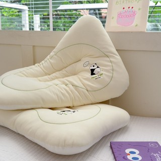 Mùa Hè Thoáng Mát Cảm Giác 60S Tencel Có Thể Giặt Được Trẻ Em Gối Hộ Gia Đình Đơn Người Lớn Có Sẵn Gấu Trúc Cha Mẹ-Con Gối ZWUX