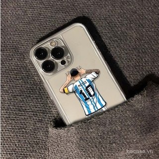 Ốp Điện Thoại Hợp Thời Trang Người Yêu Bóng Đá Thích Hợp Cho iPhone 11promax 12pro 13pro 14pro 12 13 14 15 16 pro max 17promax 15promax Ốp Trong Suốt Chống Sốc